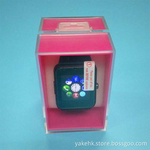 New Classic Smartwatch Candy Color OEM Display Injection Molding Crystal Box